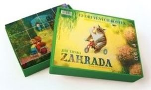 Dřevěné kostky Zahrada