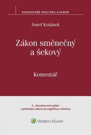 Zákon směnečný a šekový Komentář