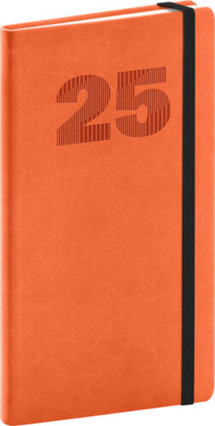 Kapesní diář 2025 Vivella Top oranžový