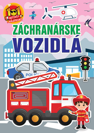 Záchranárske vozidlá - aktivity s nálepkami