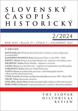 Slovenský časopis historický 2/2024