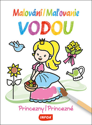 Maľovanie vodou - Princezné