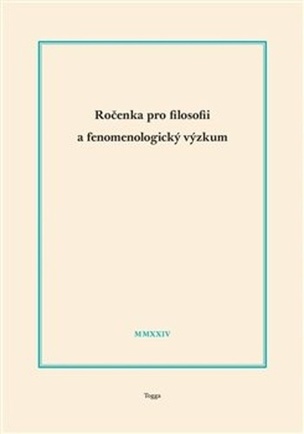 Ročenka pro filosofii a fenomenologický výzkum 2024