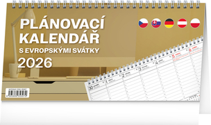 Plánovací kalendář 2026 - stolní kalendář