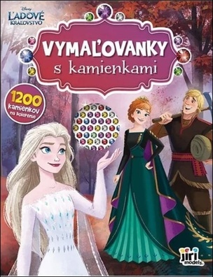 Vymaľovanky s kamienkami Ľadové kráľovstvo