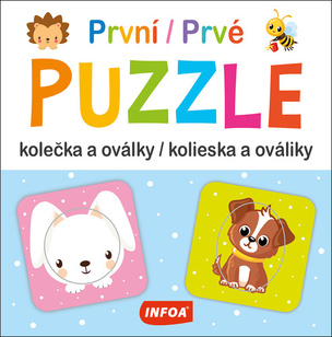 Krabička - První PUZZLE - kolečka a oválky / Prvé PUZZLE - kolieska a ováliky (CZ/SK vydanie)