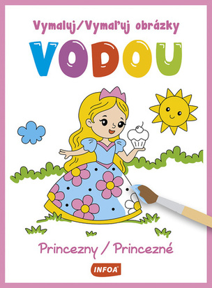 Vymaľuj obrázky vodou - Princezné