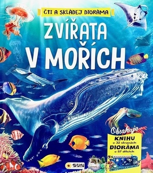 Zvířata v mořích Čti a skládej dioráma