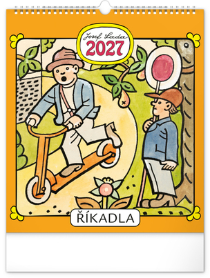 Josef Lada Říkadla 2027 - nástěnný kalendář