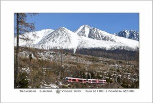 Pohľadnica Vysoké Tatry, Klin a Končistá