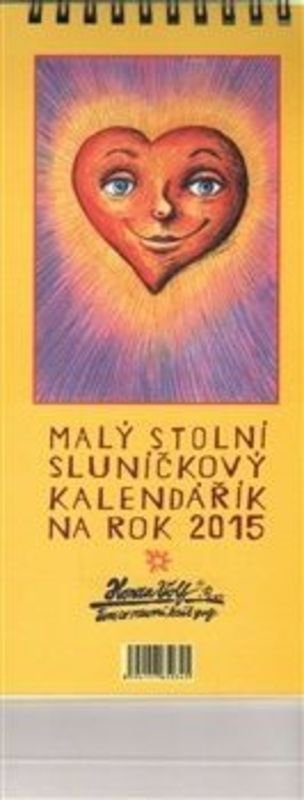 Malý stolní sluníčkový kalendářík na rok 2015