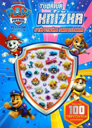Tlapková patrola - Tvořivá knížka s třpytivými samolepkami