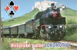 Historické parné lokomotívy (hracie karty)