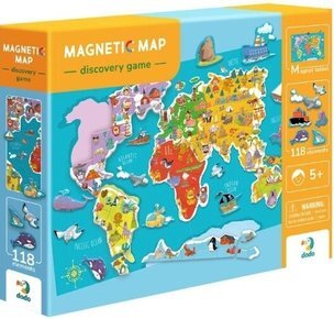 Magnetická hra Mapa světa
