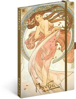 Notes Alfons Mucha - Tanec, linkovaný