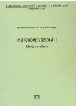 Motorové vozidlá II.