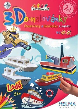 3D omalovánky Lodě