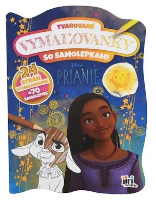 Tvarované vymaľovanky so samolepkami Prianie