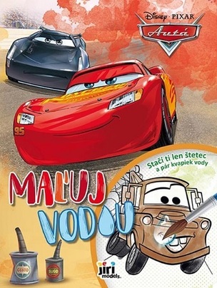 Maľuj vodou - Autá (A4)