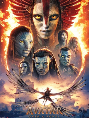 Avatar: Oheň a popel (UHD + BD + BD Bonus Disk) - Limitovaná sběratelská edice - Steelbook (Cameron James, d