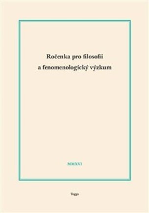 Ročenka pro filosofii a fenomenologický výzkum 2016