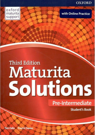 Solutions Maturita 3rd Ed. Pre-Inter. SB +online p