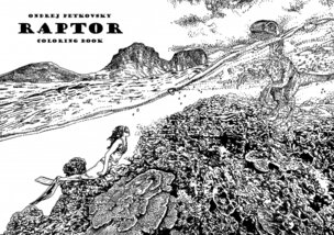 Raptor - coloring book (Ondrej Peťkovský
