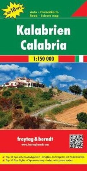 Mapa Kalábria 1:150 000