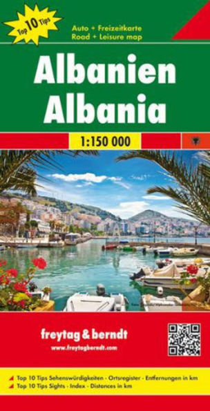 Mapa Albánsko 1:150 000