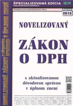 Novelizovaný zákon o DPH