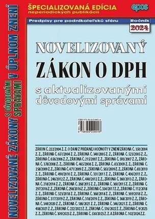 Novelizovaný zákon o DPH