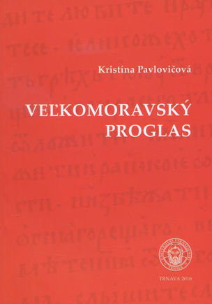 Veľkomoravský proglas