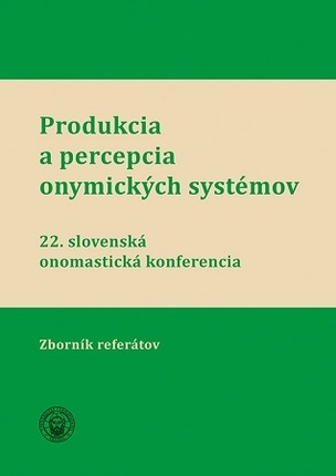 Produkcia a percepcia onymických systémov