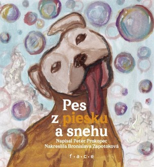 Pes z piesku a snehu