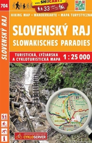 Mapa Slovenský raj 1:25 000