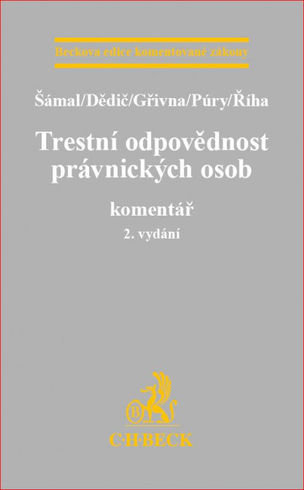 Trestní odpovědnost právnických osob (2. vydání)