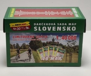 Darčeková sada máp Slovensko 1: 40 000