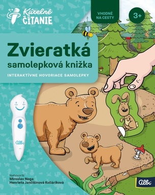 Kúzelné čítanie Zvieratká - samolepková knižka
