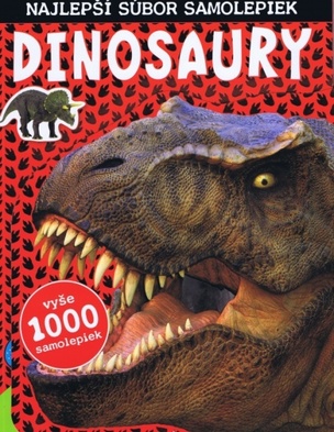 Kniha plná samolepiek Dinosaury