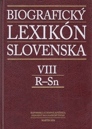 Biografický lexikón Slovenska VIII. (R - Sn)