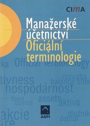 Manažerské účetnictví - Oficiální terminologie