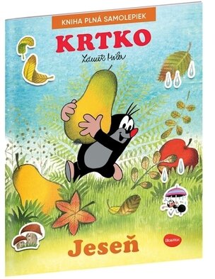 Krtko - Jeseň - kniha plná samolepiek