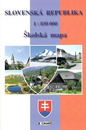 Mapa Slovenská republika 1:850 000
