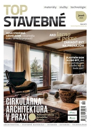 Top stavebné materiály, služby, technológie jeseň 2025