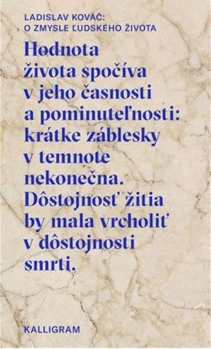 O zmysle ľudského života