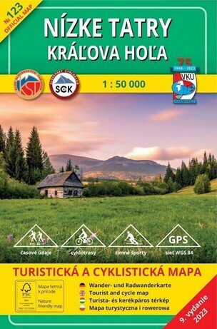 Mapa 123 Nízke Tatry - Kráľova Hoľa