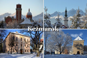 Pohľadnica Kežmarok Zima