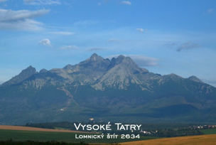 Pohľadnica Vysoké Tatry Lomnický štít