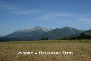 Pohľadnica Vysoké a Belianske Tatry