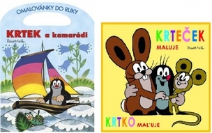 Sada - omaľovanky A4 do ruky + omaľovanky pre najmenších Krtko (Miler Zdeněk